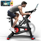 HARISON Semi-Commercial Exercise Bike 400 lbs Capacity, Magnetic Stationary Bikes for Home Gym with Bluetooth & Tablet Holder & Comfortable Seat Cushion