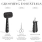 Tweezerman Pet Grooming Scissors, Stainless Steel Rounded Tip Trimming Shears for Dogs and Cats