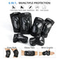 Skating Protective Gear Adult Knee and Elbow Pads Wrist Guards for Roller Skating Skateboarding, Skate Pads Adult Knee Pads for Men Women Black