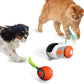 1pc Interactive Automatic Remote Control Cat Mice Car Toy and 1pc Smart Electric Moving Speedy Cat Ball Toy with Feather Tail, Suitable for Dogs, Keep Busy, Stimulating, Rechargeable (orange)