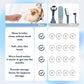 4 Pcs Dual-Sided Cat Toothbrush with Micro Brush Head, Ultra Soft Nano Bristles Pet Toothbrush Kit, Kitten/Puppy Toothbrushes, Fit into Cats/Small Dogs Mouth, Avoid Bleeding Gums