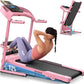 ANCHEER Foldable Treadmill with Sit Up Bench, 2025 Upgrade 3.5HP Portable Treadmills for Home with Incline 350 lbs Capacity, Smart LCD Display Body Fat& Heart Rate, Multifunction Exercise Equipment