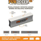 FurDozer X6 & X3 Bundle - Pet Hair Removal Tool & Car Detailing Dog Hair Remover for Carpet, Car, Couch, Bedding, & Furniture - Reusable Pet Fur Remover & Carpet Scraper for Animal Fur & Lint, Grey