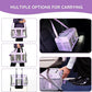 BELLA & PAL Cat Carrier Travel Bag, Airline Approved Lightweight Cat Carrier, Soft Sided Pet Carrier for Puppy Dogs Up to 18lbs, Collapsible Kitten Bag with Removable Waterproof Mat, Ventilated Mesh