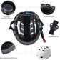 Bike Helmet 3 Sizes for Teenager Kids Youth Adults,Bavilk Skateboard Helmet Adjustable Multi-Sport Bicycle Cycling Scooter Roller Skate Inline Skating Rollerblading for Girls Boys Women Men Teen