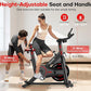Exercise Bike, CHAOKE Quiet Magnetic Resistance 300LB Capacity Stationary Bike for Home with App Compatible, Indoor Bike with Comfortable Seat and Digital Display