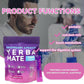 Yerba Mate Instant Tea Powder - Raspberry Peach Flavor - Gut Health & Clean Energy Super Drink with Nootropics, Prebiotics & Probiotics - Energy Boost & Focus - 30 Sticks (300g)