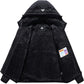 MOERDENG Women's Waterproof Ski Jacket Warm Winter Coat Outdoor Windbreaker Hiking Snowboarding Jacket