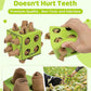 Interactive Puzzle Dog Toy Encourage Natural Foraging Skill, Durable Dog Enrichment Toy Snuffle Cube Cloth Strip with Hide & Seek Food, Slow Feeder for Mind Stimulate & Stress Relief (Green)