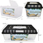 Happy Habitat (Medium - 2 Pack)- Ventilated Enclosure & Breeder Box - for Live Feeder Insects, Reptiles, Amphibians & Other Small Pets - Durable Plastic Portable Terrarium