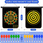 Magnetic Dart Board Outdoor Game Suitable for Children to Play Comes with 12 Darts Best Toys Gifts for Teenage Boys Girls Age 5 6 7 8 9 10 11 12 Years (12 in)