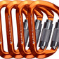 SEPEAK UIAA 30kN Climbing Carabiner Clips, Professional Heavy Duty Twist Locking Carabiners for Climbing,Mountaineering, Rappelling, Camping, Hiking, Swings, Large D Ring Hooks