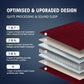 yescool Weighted Blanket for Adults (17 lbs, 60" x 80", Red Grey) Cooling Heavy Blanket for Sleeping Perfect for 110-130 lbs, Queen Size Breathable Blanket with Premium Glass Bead, Machine Washable