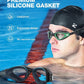 ZIONOR G1 Lite Swim Goggles with Swim Cap Comfortable Anti-fog Swimming Goggles Cap Set for Adult Men Women
