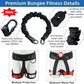 PRIOR FITNESS Bungee Fitness Equipment Set Casual Latex Cord Resistance Bands Dance Rope Exercise at Home Gym Suspension Trainer Professional Training Equipment
