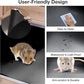 Guinea Pig Cage with Wooden Stand - Hamster Cage, Small Animal Cage Anti Chew Ramp, Hideout, Platform, Pull Out Tray (Wood, L)