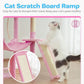 Cat Tree Tower 63in Multi-Level Cat Tower for Indoor Cats with Sisal Scratching Posts, Condo, Hammock, Dangling Ball and Extended Platform for Cats to Play, Pink