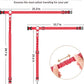 SlowTon Dog Seat Belt for Car, 2 Pack Dog Car Harness Seatbelt Adjustable with Elastic Bungee Buffer, 2 in 1 Pet Car Leash Headrest Restraint Dog Reflective Safety Tether (S, Red, Headrest+Clip)