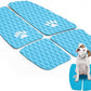 Dog Traction Pad Dog Paddle Board Kayak Accessories 21.2 x 15.3 Inch Non Slip Deck Grip Mat Surfboard Traction Good Grip EVA Foams for SUP Skimboard Paddleboard Surfboard