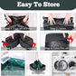 Travel Litter Box for Cats, Foldable Portable Litter Box, Leak Proof Cat Travel Carrier with Kitty Litter Scoop Bowl, Collapsible Waterproof Odor Free Easy Carrier for Car Outdoor, X-Large