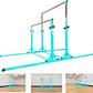 Gymnastics Double Horizontal Bars 3Play Parallel Bars Uneven Bars Gymnastics Training Kip Bar with 304 Stainless Steel Regulating Arms & Fiberglass Rail for Indoor Outdoor Home Club Use