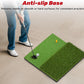 SAPLIZE Foldable Heavy-Duty Golf Hitting Mat, Practice Mat with 10mm EVA Rubber Backing, Larger Size for Indoor/Outdoor Swing and Chipping Practice, Anti-Deformation