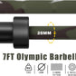 7ft Olympic Barbell for Strength Training and Olympic Weightlifting, 500 700 1000LBS Capacity Available, 2 Inch Bar for Squats, Home Gym Fitness Equipment, Bench Press, Deadlift,Powerlifting