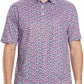 Men's Golf Polo Shirts Short Sleeve Striped Performance Moisture Wicking Dry Fit Golf Shirts for Men