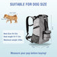 Dog Backpack for Small & Medium Dogs - Adjustable Pet Carrier for Travel & Hiking, Hands-Free Puppy Backpack with Storage Pockets, Breathable Mesh, Reflective Strips & Non-Slip Handle