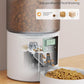 Automatic Cat Feeder Food Dispenser: 6L Timed Small Dog Dry Food Dispenser with 10s Voice - Distributeur Nourriture Chat Hund Programmable - Auto Pet Feeder with 1-6 Meals White