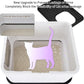 RIZZARI Large Enclosed Cat Litter Box : Covered Leak-Proof Reduces Odor - for Indoor Use Cat Owners (Black)