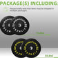 Olympic Bumper Plates Set, 2" Weight Plates for Strength Training & Weightlifting, Paris or Set or Set with Barbell, Multiple Options