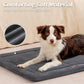 Made4Pets Dog Crate Pad Bed for Small Dogs, Washable & Reversible, Anti-Slip Kennel Mat for Cozy Sleeping, Soft Fluffy Dog Bed for Indoor & Outdoor Use, 24"x18", Dark Gray