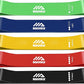 Exercise Resistance Bands for Working Out Set of 5 for Women and Men, Stretch Bands for Exercise, Physical Therapy, Arms Legs Workout, Stretching, Home Fitness