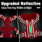 BARKBAY Dog Harness No Pull with ID Tag Pocket - Heavy Duty, Reflective, Easy Control for Large Dogs(Red,L)