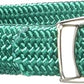 Kool Kat Elastic Cat Safety Collar with Bell, Green, 8"