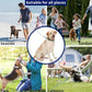 Dog tie Out Cable, 10/20/25/30/50/70/100 feet, Suitable for Dogs up to 350 pounds, Dog Cable with Swivel Buckle, Lightweight, Non-Winding, for Outdoor Camping, Yard Dog Cable (Blue, 70FT)