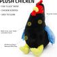 Playology Dog Toys | Plush Toy Hen Stuffed Animal for Dogs | Medium Chicken Scented Toy - Easy to Clean and Made from Non Toxic Materials