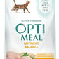 Optimeal Natural Dry Cat Food for Adult Cats - Proudly Ukrainian - Tasty and Nutritional Cat Food Dry Recipe with Immunity Support for Healthy Felines (3.3 lbs, Chicken & Brown Rice)