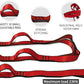 Aerial Yoga Hammock Daisy Chains Strap, Strong 22kN Adjustable with 10 Loops, No Stretch, Climbing Strap Nylon Chain Sling for Aerial Yoga,Swing, Hammock, Suspension, Exercise