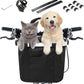 Bike Basket Front Dog Basket for Bike, Bike Baskets for Adult Bikes, Bike Bags for Bicycles, Removable Bicycle Basket, Folding Small Pet Bag for Shopping Camping Cycling