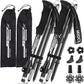 Collapsible Hiking Poles, 7075 Aluminum Trekking Poles, 2pc Lightweight Folding Adjustable for Men & Women, Walking Sticks for Hiking, Camping, Backpacking