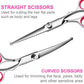 6 in1 Professional Dog Grooming Scissors Kit, Dog Shears for Grooming with Safety Round Tips, Titanium Coated Grooming Scissors for Dogs Cat Pet At Home