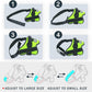 Bolux Dog Harness, No-Pull Reflective Dog Vest, Breathable Adjustable Pet Harness with Handle for Outdoor Walking - No More Pulling, Tugging or Choking (Green, XS)