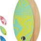 41” Skipper Skimboard with High Gloss Coat Wooden Skim Boards for Beginners, Teenagers and Adults Beach Skimboard 3 Color Traction Pad to Choose