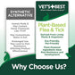 Vet's Best Flea and Tick Yard & Kennel Spray, Dog Flea Spray that Kills Fleas, Mosquitoes, & Ticks, Plant-Based Ingredients, Plant Safe Ready-to-Use Hose Attachment, 32 fl oz