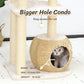 KAMABOKO Modern Cat Tree, 53" Cat Tower for Indoor Cats Natural Sisal Scratching Posts, Hand-Woven Condo & Top Perch, Cat Tree Tower for Kittens Climb Play & Rest