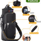 icolor Water Bottle Carrier Bag with Strap 25/32/40 oz Crossbody Bottle Holder with Phone Pocket Sling Sleeve Insulated Neoprene Water Bottle Pouch for Walking Travelling