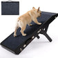 Wood Dog Ramp for Bed, 5-Level Adjustable Height (10" to 21") Pet Ramp with Non-Slip Surface for Couch, Bed and Car, Foldable Dog Ramp for Small, Medium to Large Dogs, Up to 200LBS
