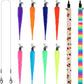 Cat Wand Toy Set, 11 Pcs Including Worm & Snake Refills, Wand Replacement Rope, for Bored Indoor Adult Cats & Kittens
